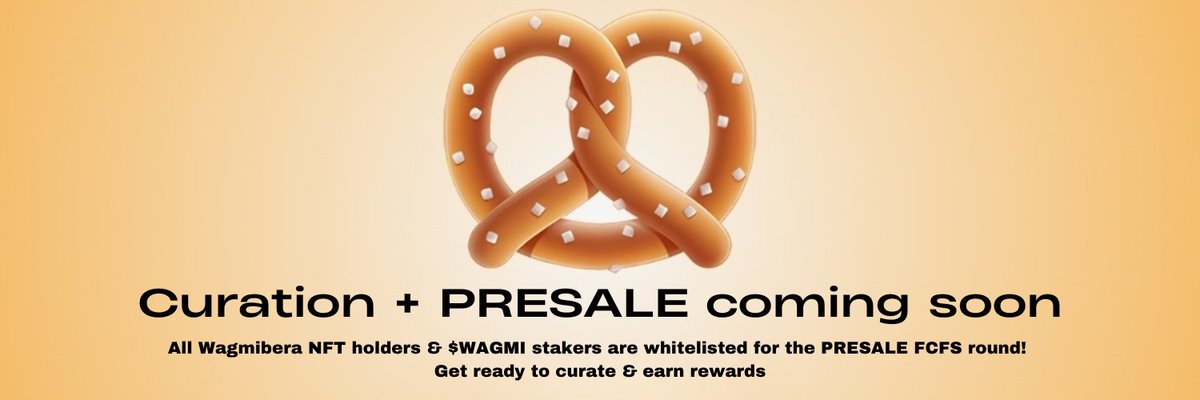 Wagmipad Welcomes Its First Presale: Pretzel  

We are excited to introduce Pretzel, the first proof-of-play-based L2 app-chain on Berachain, leveraging proof-of-liquidity and incubated by Honeypot Finance! 
🔷Curation Period: Feb 22-23 (Berachain OGs will also curate during this