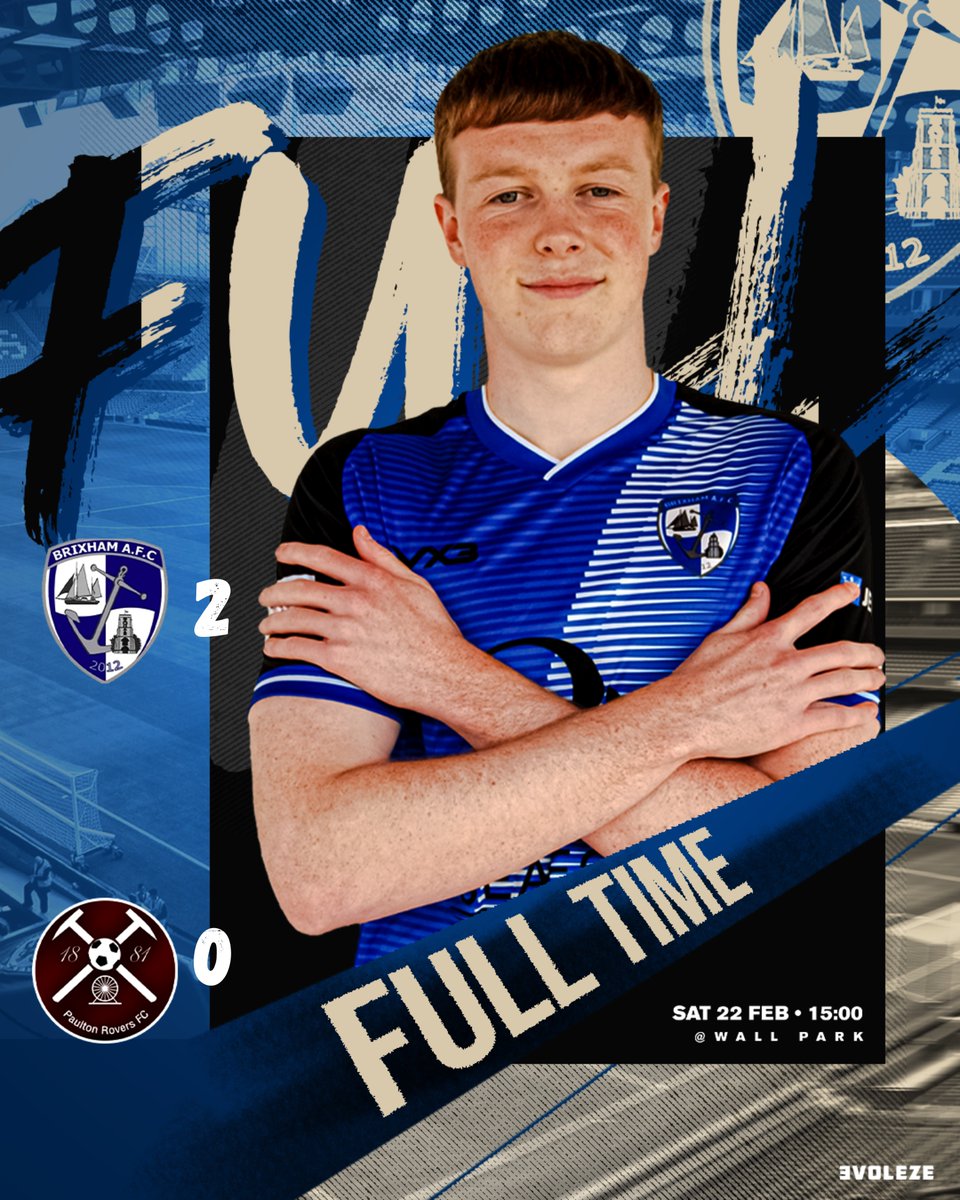 Brixham AFC (@brixhamafc) on Twitter photo Full Time
<a href="/BrixhamAFC/">Brixham AFC</a> 2 - <a href="/PaultonRoversFC/">Paulton Rovers</a> 0
<a href="/moreseafood/">More Seafood ltd</a>
<a href="/PumpTechLtd/">Pump Technology</a>
<a href="/BrixhamCasuals/">Brixham Casuals</a>
<a href="/Brixhamfishmkt/">Brixham Fish Market</a>
<a href="/swsportsnews/">South West Sports News</a>
<a href="/Jewson/">Jewson</a>
๐๐ค๐๐ค
BLUE ARMY
๐๐๐ Full Time
<a href="/BrixhamAFC/">Brixham AFC</a> 2 - <a href="/PaultonRoversFC/">Paulton Rovers</a> 0
<a href="/moreseafood/">More Seafood ltd</a>
<a href="/PumpTechLtd/">Pump Technology</a>
<a href="/BrixhamCasuals/">Brixham Casuals</a>
<a href="/Brixhamfishmkt/">Brixham Fish Market</a>
<a href="/swsportsnews/">South West Sports News</a>
<a href="/Jewson/">Jewson</a>
๐๐ค๐๐ค
BLUE ARMY
๐๐๐