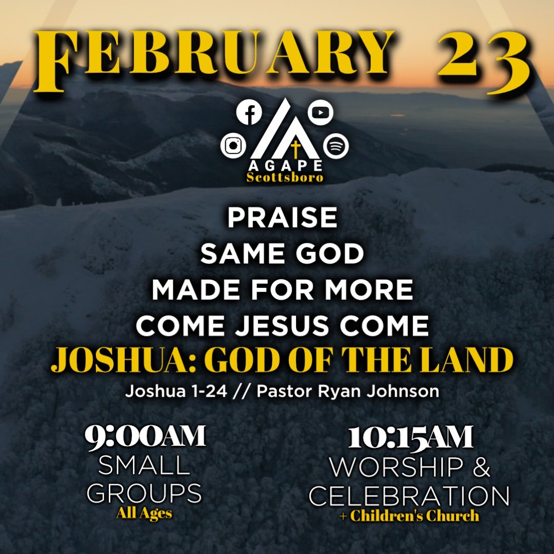 PastorRyanJ's tweet photo. Join us tomorrow at @agapescottsboro as we gather for an incredible day of worship and celebration! https://t.co/qytli5o430