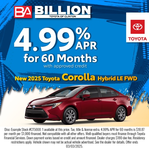 billiontoyota's tweet photo. Check out this deal on New 2025 Toyota Corolla Hybrid LE. Click here to shop our selection - https://t.co/BVqHhgmyqR https://t.co/sLu5uVbmbg