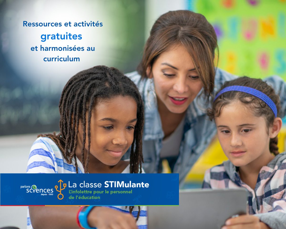 💡 L'ultime boîte à outils de l’enseignant.e! 💡 

Sur la page La classe STIMulante, vous trouverez : 

✅ Des outils pour gagner du temps 

✅ Des ressources et activités harmonisées au curriculum 

✅ Des événements STIM

En savoir plus :  bit.ly/3P77yQp
