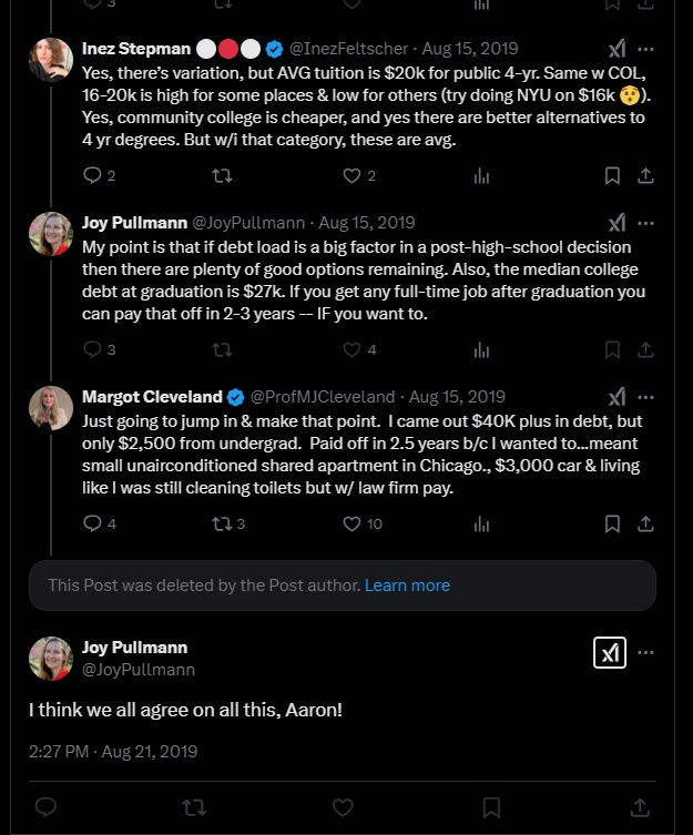 ClipGod1's tweet image. Here's a thread where the grifter mom network on the Federalist is interacting with a pedo they hired. Aaron Gleason. Aaron's twitter was deleted of course.
@InezFeltscher @JoyPullmann @ProfMJCleveland
#federalist