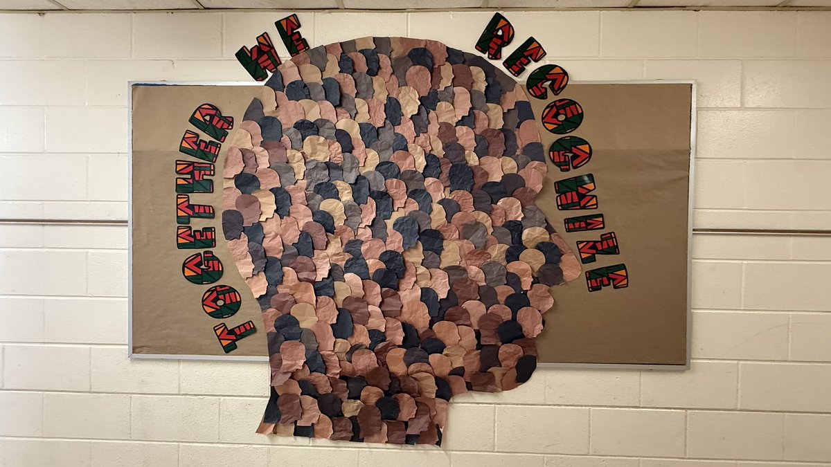 As we enter the last week of African Canadian Heritage month, two centrepieces of our celebrations this month have been guest speaker Pastor Q speaking about African Heritage and our school wide mural activity, “Together, We Recognize”