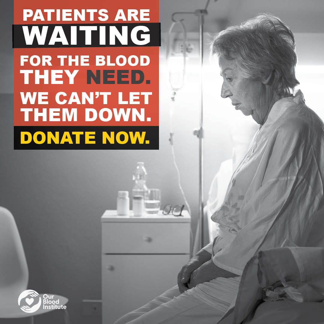 Every drop counts. Every donor matters. Patients are waiting for the blood they desperately need—we can’t let them down. Your donation could be the reason someone’s loved one gets another chance at life. Don’t wait—donate today: bit.ly/4k5jnVK.