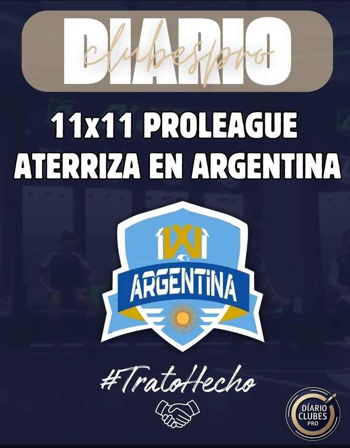 DiarioClubesPro's tweet image. #DiarioClubesPro 📰

Confirmado que @11x11Brasil llega a Argentina después de varias charlas y se esperan más anuncios en los próximos días.