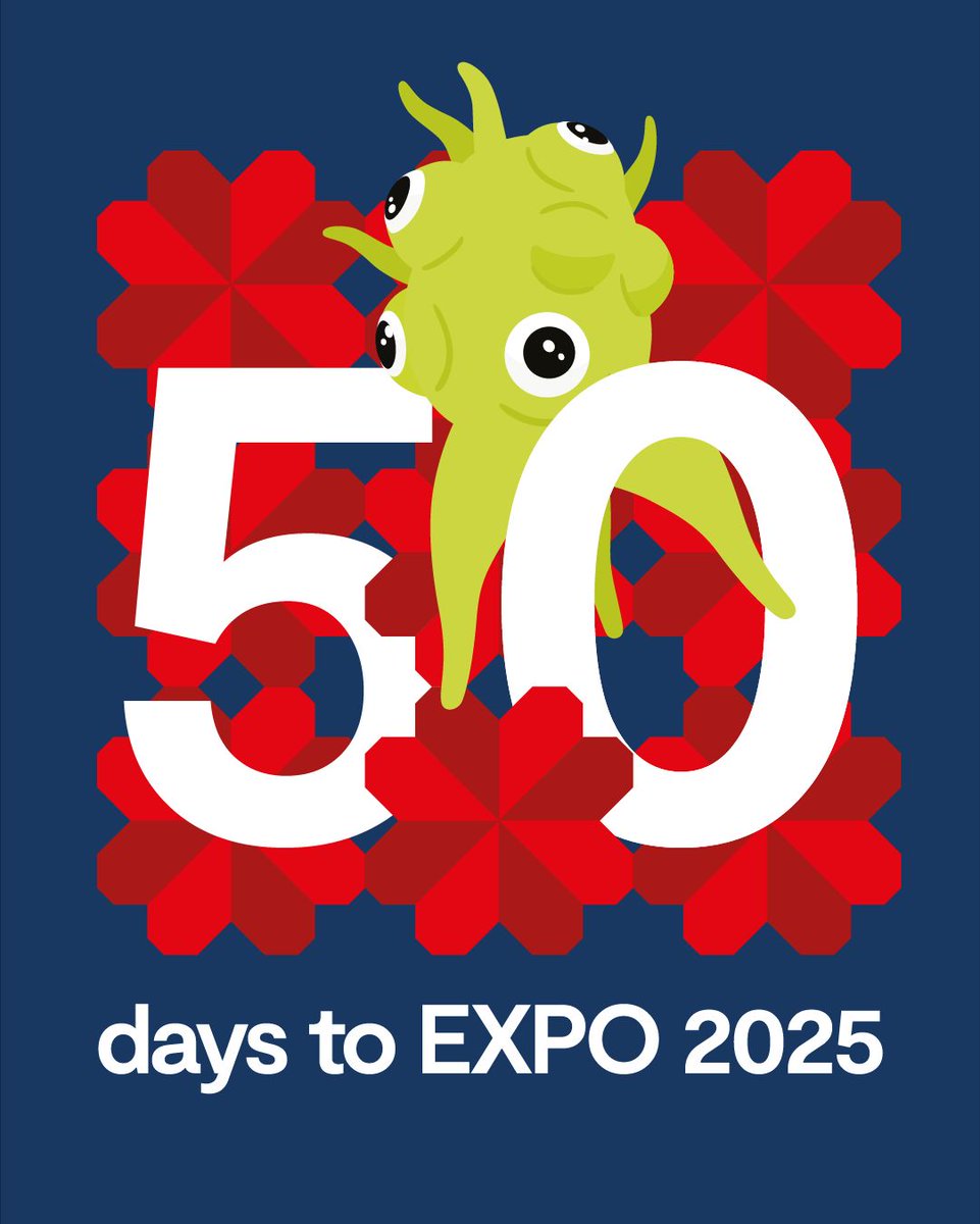 OndrejSoska's tweet image. 🎉 50 DAYS TO GO! 🎉
Czechia 🇨🇿 is getting ready for Expo 2025 Osaka, Kansai, Japan 🇯🇵!
With just 5️⃣0️⃣ days until the grand opening, we can’t wait to welcome visitors to the Czech Pavilion at EXPO 2025 Osaka @expo2025czechia, where tradition meets innovation in a spectacular…