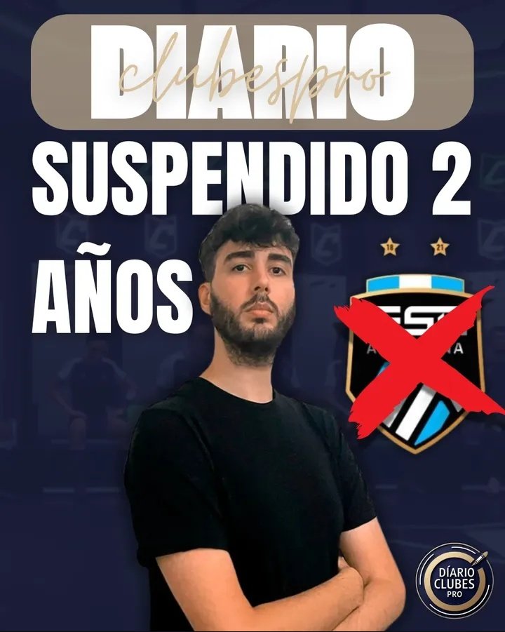 DiarioClubesPro's tweet image. #DiarioClubesPro 📰

Pablo Beser una de las caras viejas de la comunidad hoy representando a Racing Club de Avellaneda y campeón de 2 AGS, está semana fue suspendido de todas las actividades de @IESAFIFAar tras fuertes discusiones con el CEO de la Liga Alejandro Hermanutz.