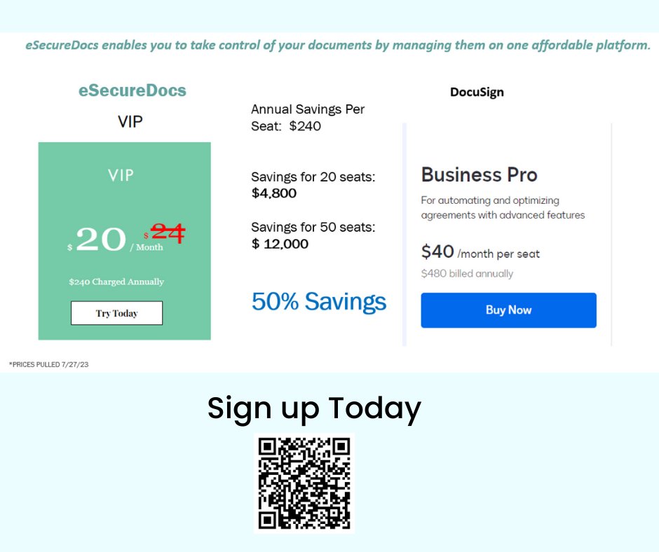 DocsEsecure's tweet photo. Looking to move away from big tech?

Check out eSecureDocs for eSignature and Template/ Document Management.

Sign up for free https://t.co/r1OEbwt4c2 https://t.co/iu3220cTzM