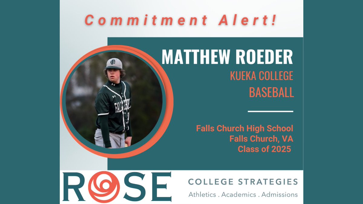 RoseCollStrats's tweet image. 🎓⚾️ Congratulations to Matthew Roeder on committing to play baseball at Keuka College next year! Your dedication to both academics and athletics has paid off. We can't wait to see you take the field as a Wolf! #FutureWolf #CollegeBaseball @KeukaAthletics
