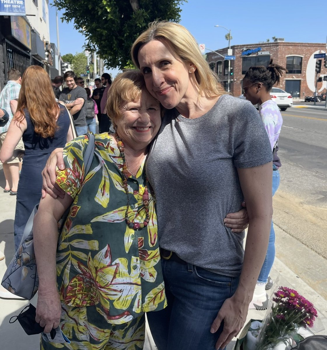 My heart breaks over the loss of our dearest Lynne Stewart. Lynne was such a beautiful person inside and out. I admired her from afar on the TV over the years and fell in love with her many wonderful characters. Thanks to the amazing community of my friends at The Groundlings, I