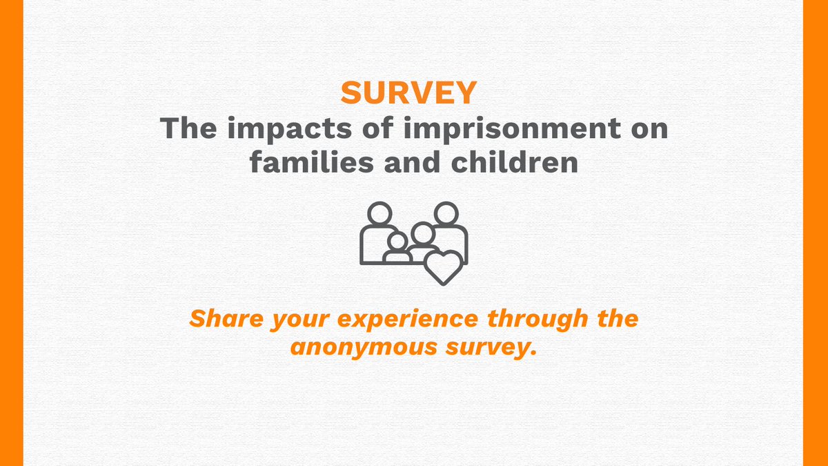 If you have a family member in prison, the deadline for completing this survey is tomorrow - 28 February 2025.

We want to better understand how poverty impacts children, young people and their families when a family member is imprisoned.

Survey: iprt.ie/latest-news/su…
