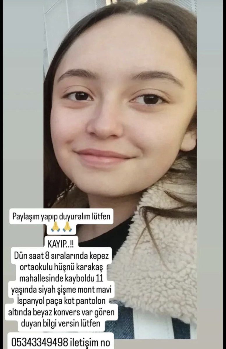 Sağ Salim ve zarar görmeden ulaşılması ümidi ile 🙏
<a href="/ucimorgtr/">UCİM</a> <a href="/SaadetOzkanEfe/">Saadet Özkan</a>