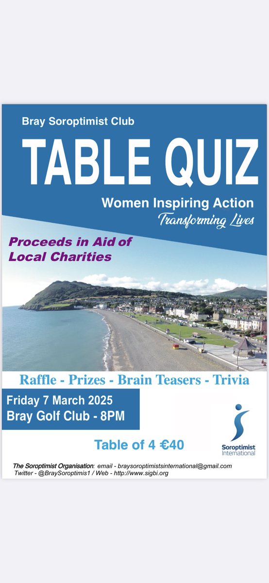 Bray Soroptimists (@braysoroptimis1) on Twitter photo  Bray Soroptimists (@braysoroptimis1) on Twitter photo