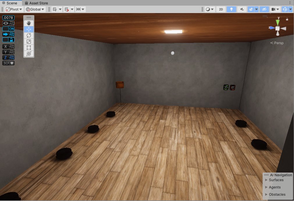Chdata's tweet photo. Here's the room for @LordAizaku in my #VRChat world "Happy Hoppou Facility"

Before/After using Bakery lighting in #unity #unity3d 

If you ever needed a reason to buy Bakery, this is it. https://t.co/f2Jf1s0eYg