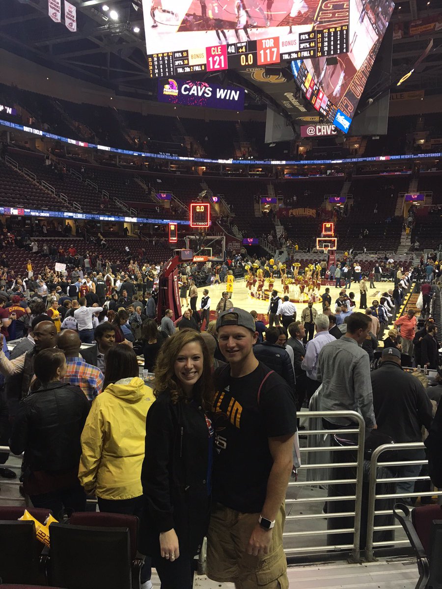 Jsolanics's tweet photo. @cavsdan @RocketArena Our 2nd date and 8+ years later we are married and expecting our first baby. ❤️ https://t.co/bs3jmDpMbS