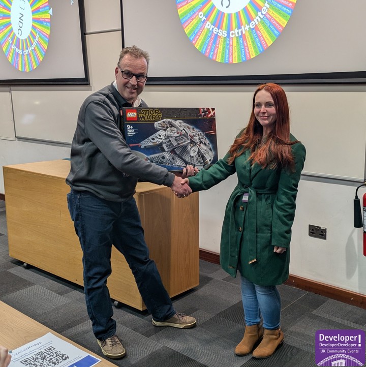 Robert Hogg (@roberthogg) on Twitter photo <a href="/NDC_Conferences/">NDC Conferences</a> <a href="/jakbradf/">Jakob Bradford</a> Thanks also to <a href="/michael_stephen/">Mike Stephenson (aka AJ's Dad) Azure MVP</a> and <a href="/lexhegt/">Lex Hegt</a> and the <a href="/turbo360cloud/">Turbo360</a> team, and congratulations to Jade, for winning their Lego! #DDDNorth <a href="/NDC_Conferences/">NDC Conferences</a> <a href="/jakbradf/">Jakob Bradford</a> Thanks also to <a href="/michael_stephen/">Mike Stephenson (aka AJ's Dad) Azure MVP</a> and <a href="/lexhegt/">Lex Hegt</a> and the <a href="/turbo360cloud/">Turbo360</a> team, and congratulations to Jade, for winning their Lego! #DDDNorth