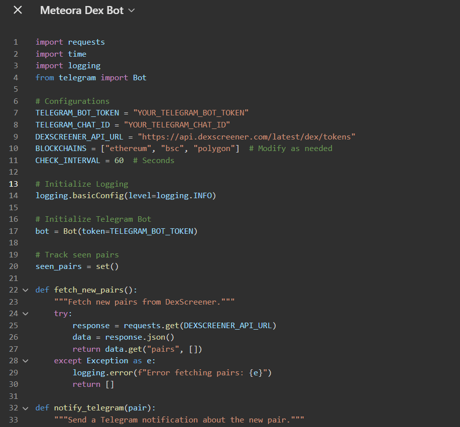 DefiWimar's tweet photo. Notification Bot

I'd create a Telegram Bot that sends notifications based on custom filters.

If you're interested, visit https://t.co/0ElYEOK2UB and react to the post.

I've begun making it available to the public. https://t.co/sTIOCxOkcA