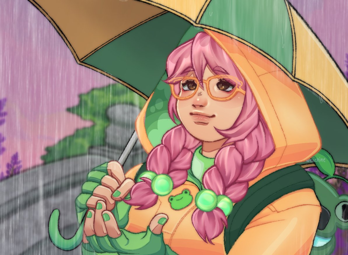 rainy day Mei #Overwatch2 #OverwatchFanart