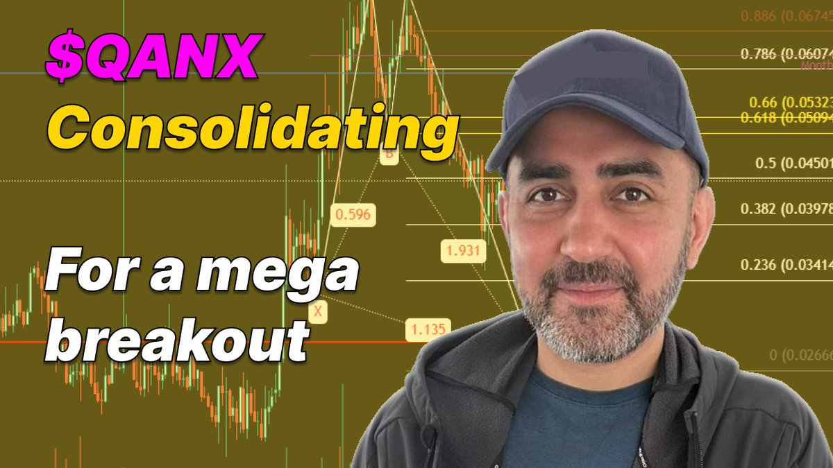 amirsadjady's tweet photo. $QANX Consolidating for a mega breakout
๐ $QANX Update: Bullish vibes, quantum leaps, & chart breakdowns! Is this the next big move? Check my latest vid, link in comments below (23mins) https://t.co/ZWn5WYYIjU