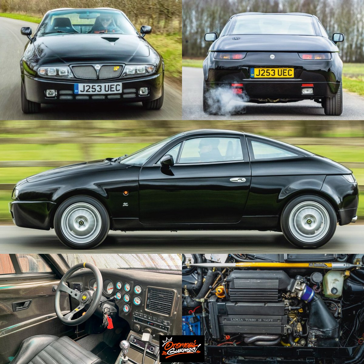 otomobilgurmesi's tweet image. Hollandalı motorsporları meraklısı milyoner yatırımcı Paul V J Koot’un talebi ile 1980li yılların ikinci yarısı ile 90lı yılların ilk yarısı arasında Ralli parkurlarında fırtına misali esen ikonik Ralli otomobili Lancia Delta Integrale HF baz alınarak ünlü İtalyan #coachbuilder…