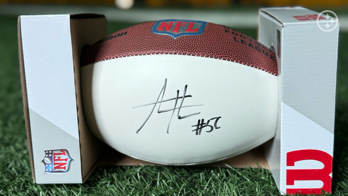 RP for your chance to win this signed Alex Highsmith football‼️