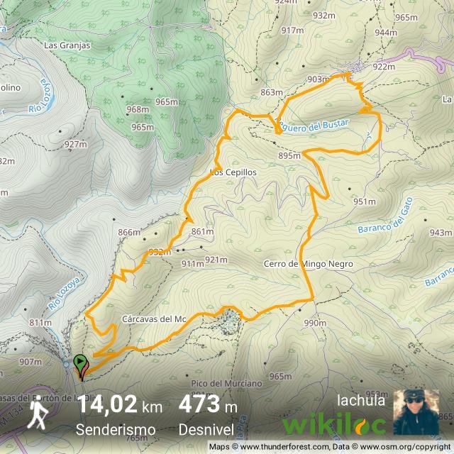 SilviLopez's tweet photo. ¡Mira esta ruta de @Wikiloc! https://t.co/zP1SeuL7xW (Pontón de la oliva) https://t.co/tyaKtjY9Oc