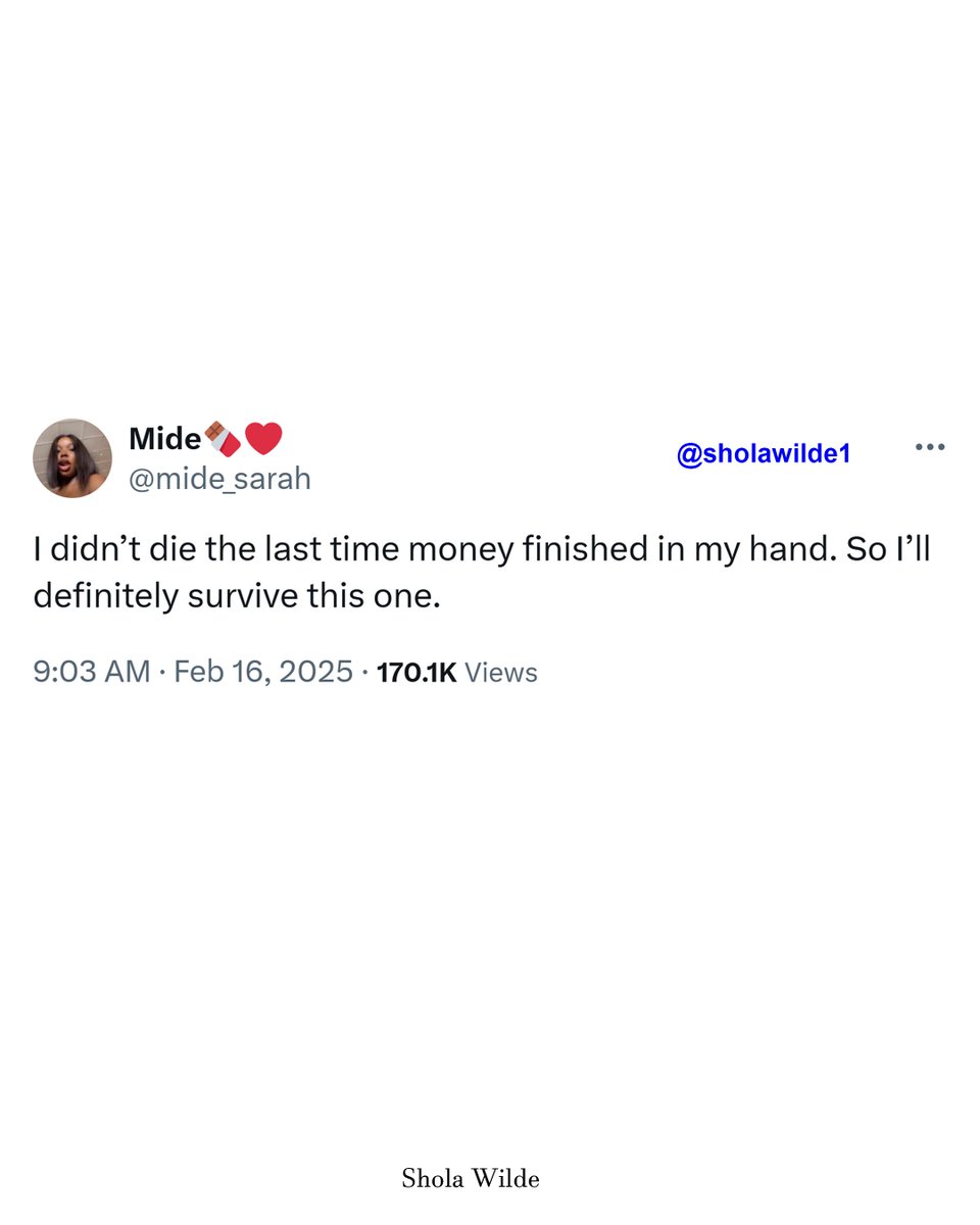 SholaWilde's tweet photo. #needmoney https://t.co/QxOB9IRwEJ