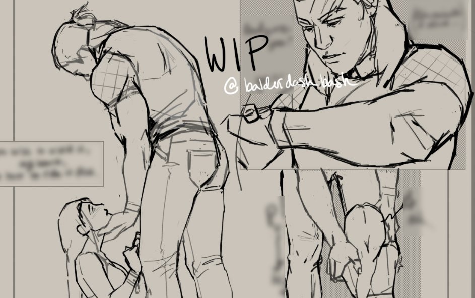 To celebrate 3k followers I am working on a short, spicy Modern-AU comic and it is very rewarding but also WOW it's a lot of work (I struggle to think cinematically) how do comic artists maintain their sanity