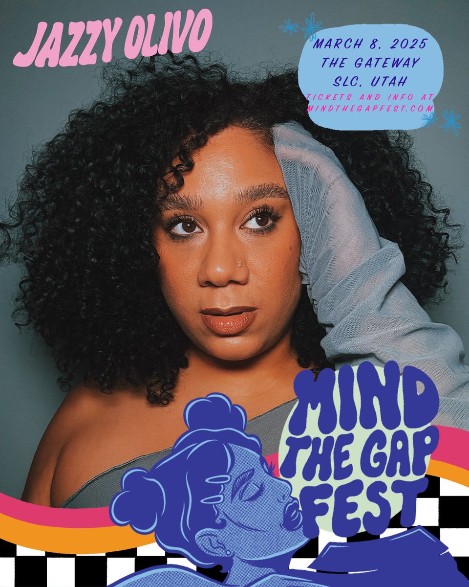 Jazzy Olivo will be gracing the Mind The Gap Festival stage at 2 pm! 
⁠
Jazzy began her singing journey in her native Dominican Republic. With soulful melodies and a unique "Jazzed-up" approach, she guides audiences through an emotional, experimental tour of inner strength.