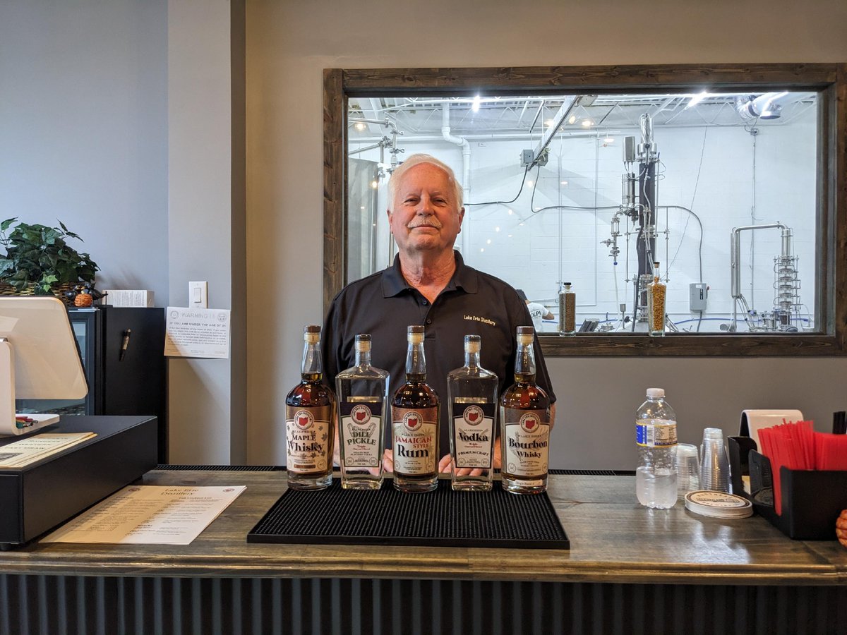 LEDistillery's tweet photo. Curious about craft spirits? We’ve got you!

Never tried our spirits? No worries!
Not sure what makes a great bourbon? We do!
Looking to level up your home bar? Let’s make it happen!

Stop by the Bottle Room &amp; Lounge at Lake Erie Distillery and ask for Fred!

Whether you're ne... https://t.co/f86dMcfYVN