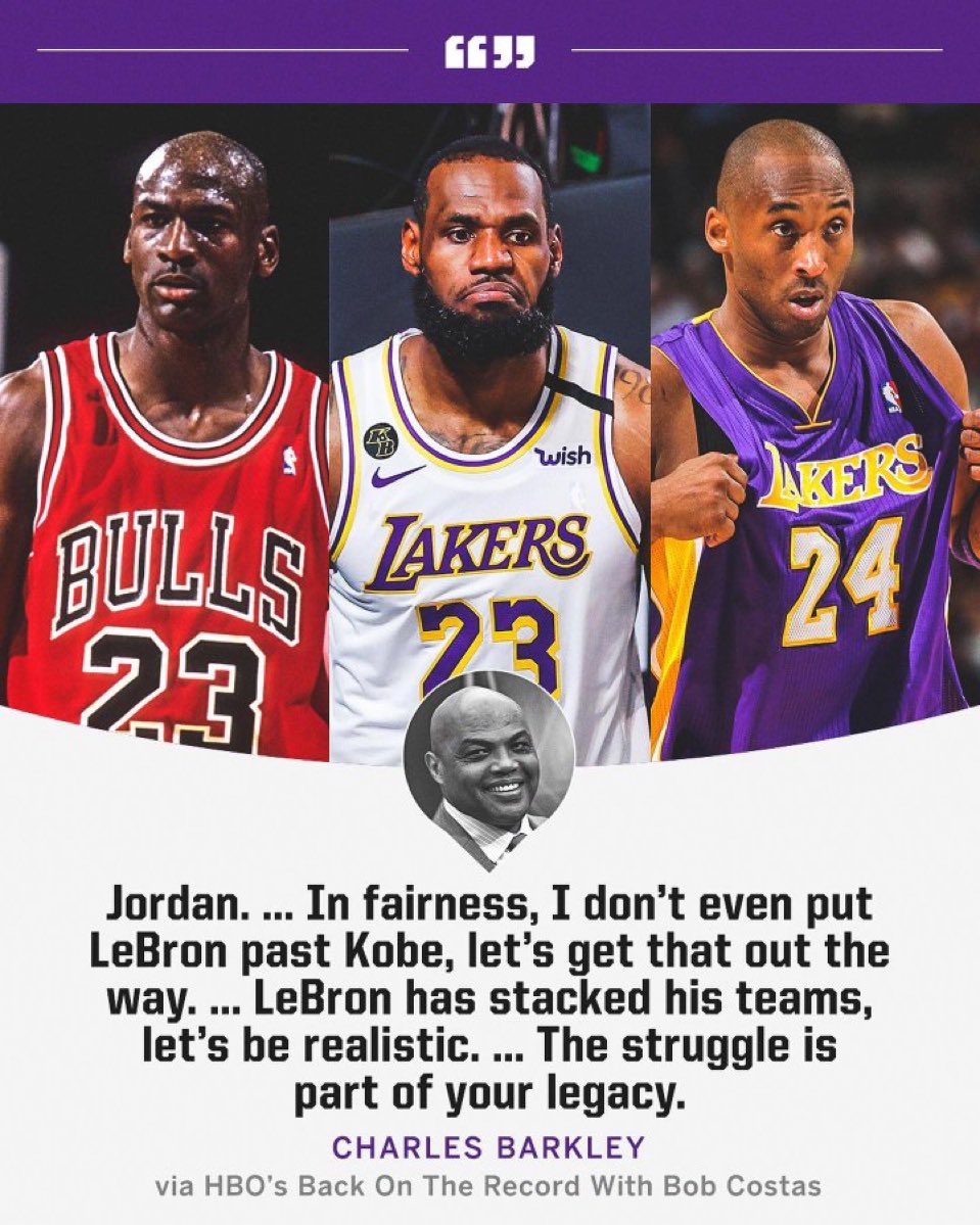 Do you agree with Charles Barkley ?