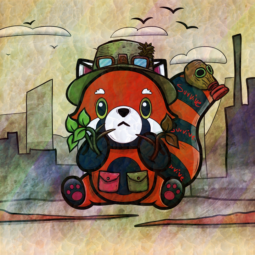 LEGENDARY NFT Giveaway 🎉 

LEGENDARY Post Apocalyptic Red Panda Cub NFT 

HOLDERS....head to the DISCORD to get entered up! 

GO TO #panda-raiders channel to interact with giveaway bot! 👊🥰🐼