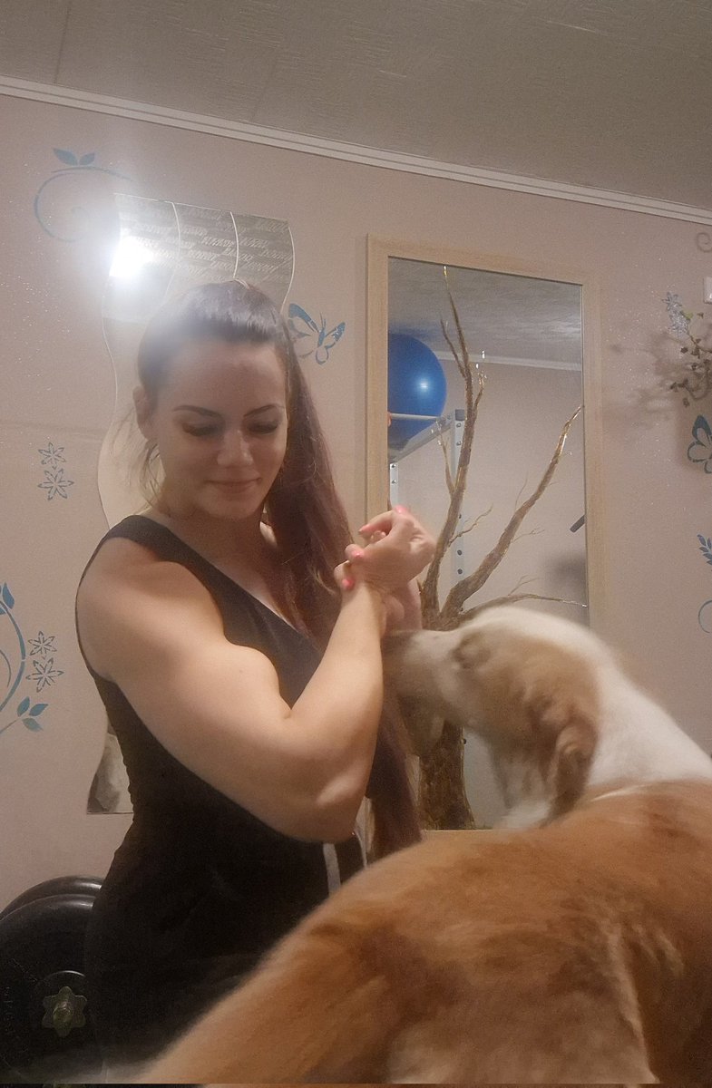 With my training partner🐕❤️