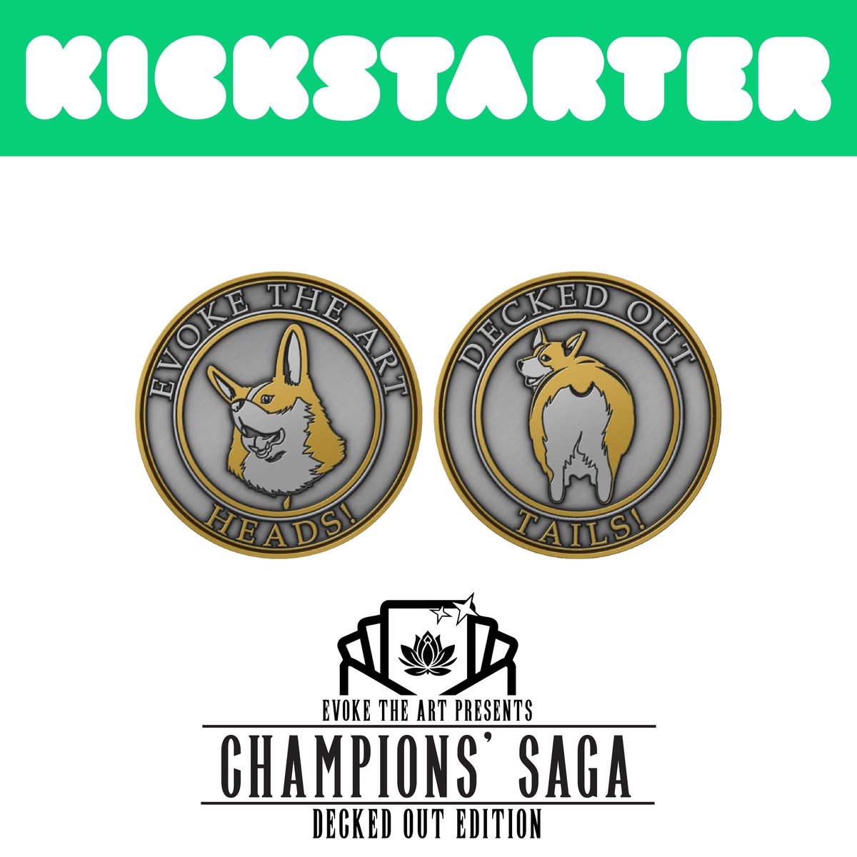 Update: The Kickstarter review is taking a bit longer than expected, but we’re almost there! Click "Notify me on launch" so you don’t miss out.

🔥 Check out the proof for the Champions' Saga coin we just got back! 👀

🔗 tinyurl.com/ChampionsSaga

#Kickstarter #ChampionsSaga