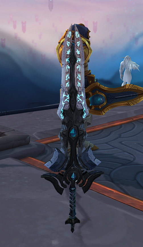 Klermara's tweet image. Commsion. Armageddon Blade - Darkisders. Assembled it myself from a concept. I'm looking at the first sword from four months ago. It's nice to see some progress. #warcraft #deathknight #custom