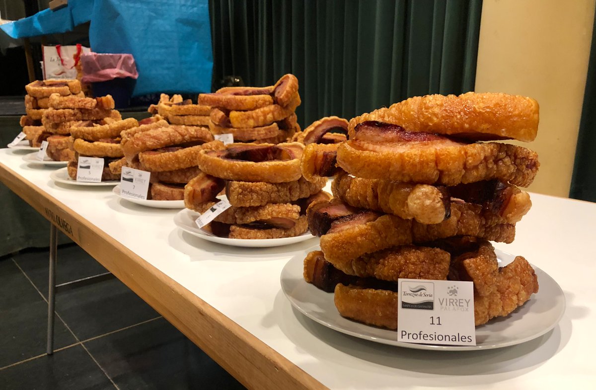 Eliminatoria de #Ólvega del “Mejor Torrezno del Mundo” de <a href="/TorreznodeSoria/">Torrezno de Soria</a>