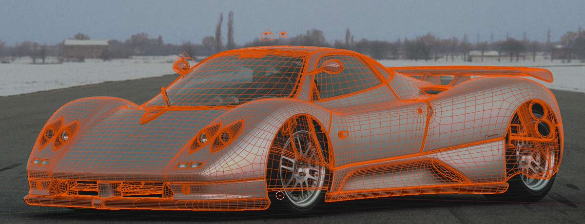 hxxvvm's tweet image. Pagani Zonda C12 for @NightRunners_jp