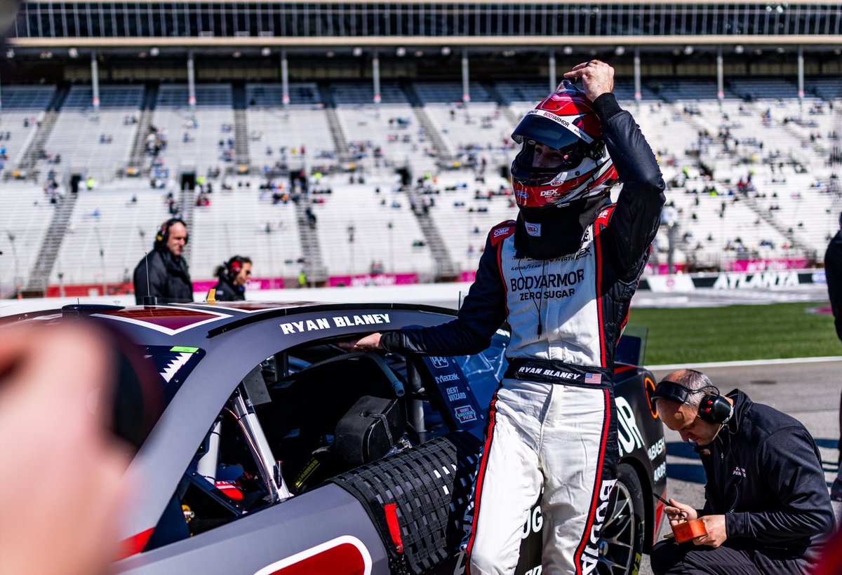 NASCAR (@nascar) on Twitter photo Penske perfection.
<a href="/Team_Penske/">Team Penske</a> and <a href="/woodbrothers21/">Wood Brothers Racing</a> lock out the first two rows at Atlanta. Penske perfection.
<a href="/Team_Penske/">Team Penske</a> and <a href="/woodbrothers21/">Wood Brothers Racing</a> lock out the first two rows at Atlanta.
