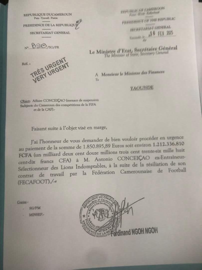 Thieves ! Thieves….!!! Ooooh voleur !!!! 
2025 VOTE THEM OUT!!! I can’t wait. ✊💪🇨🇲🙏