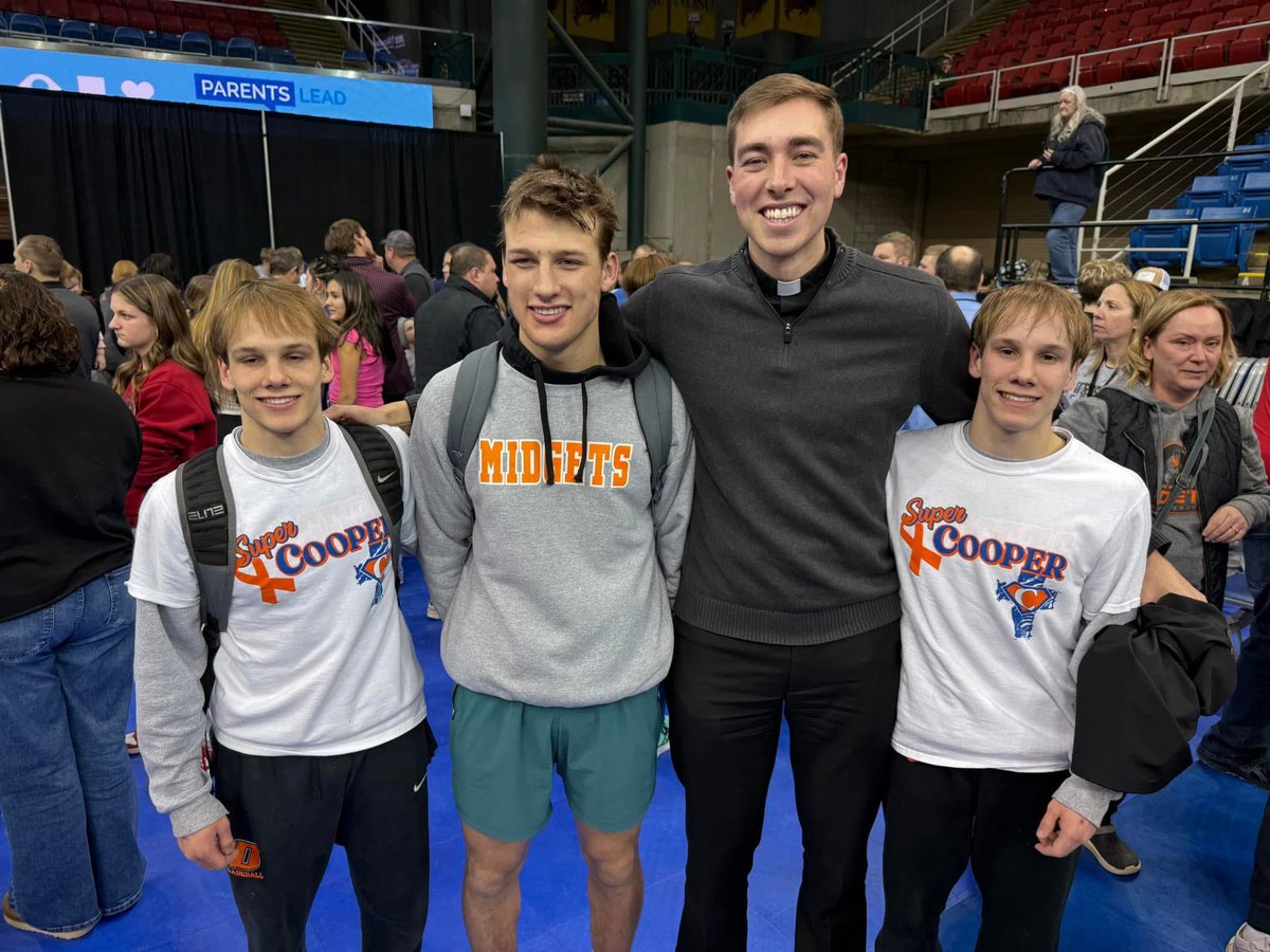 These three got after it yesterday! A Trinity of State Champs at the State Class A Wrestling tournament. Congrats to Jake, Max, and Hugh!