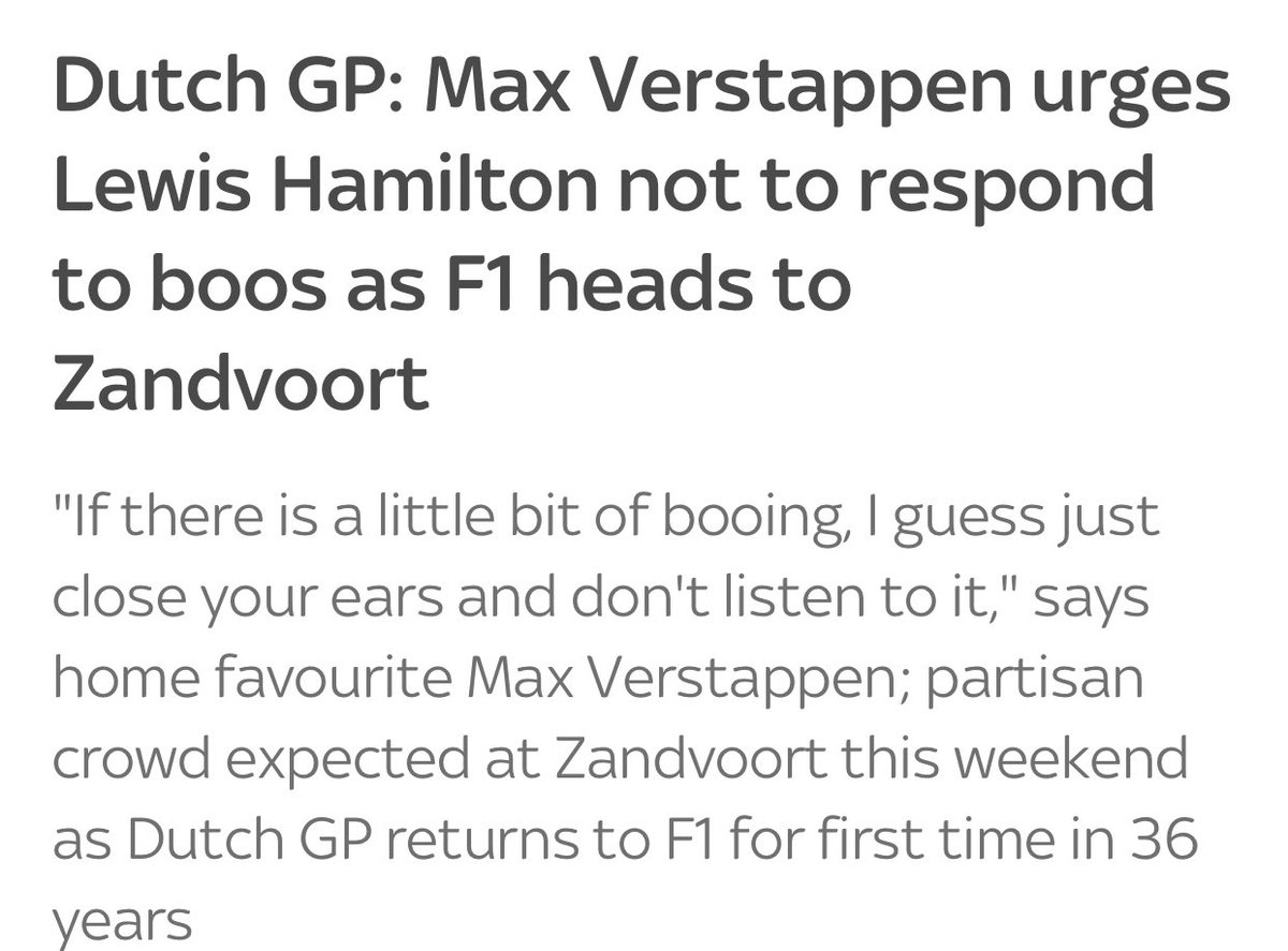 He could have just closed his ears like he adviced Lewis to do