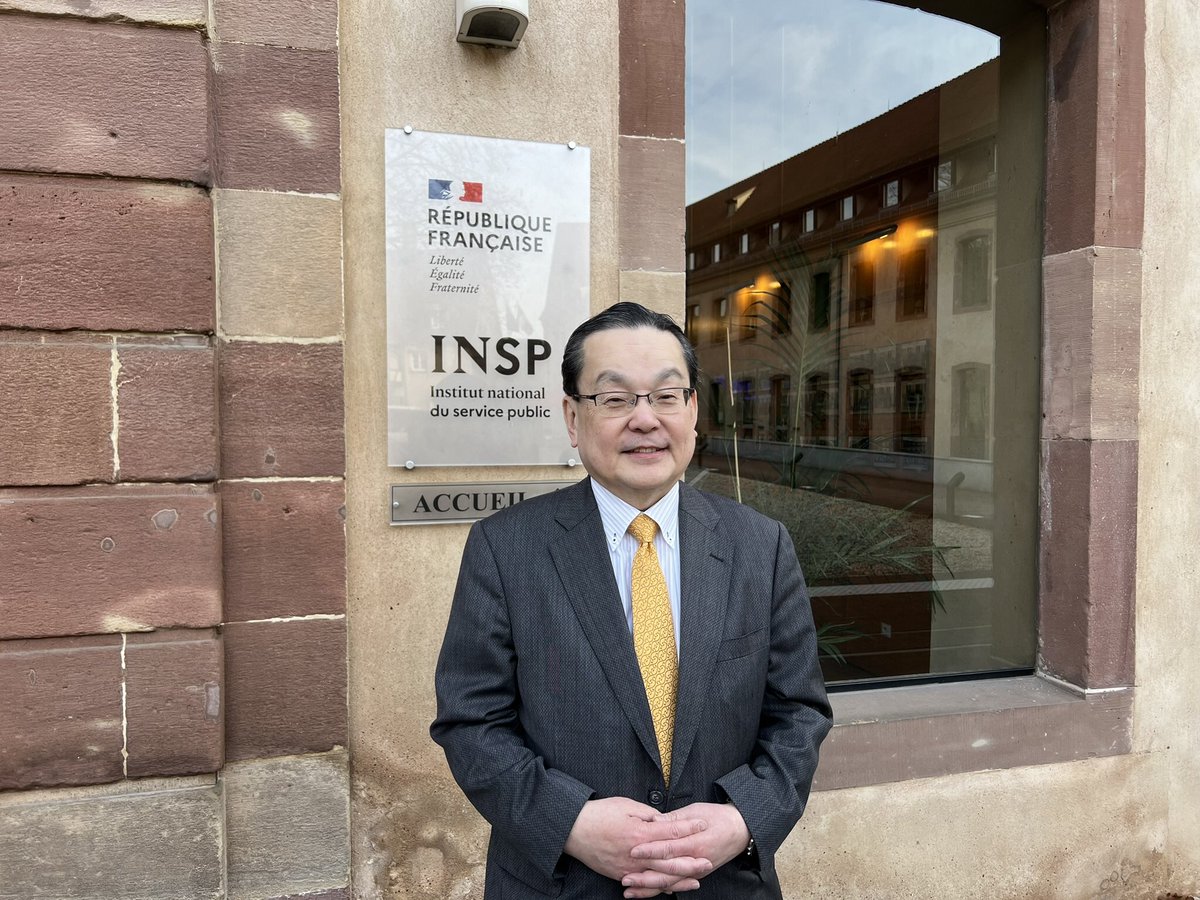 SHIMOKAWA Makita (@ambshimokawa) on Twitter photo J’ai eu le grand plaisir de me rendre visite à <a href="/INSP_Fr/">INSP - Institut national du service public</a> à Strasbourg. Je ne connaissais que la rue de l’université à Paris à cette époque.Tous mes remerciements au gouvernement français pour son investissement pour la francophonie ! J’ai eu le grand plaisir de me rendre visite à <a href="/INSP_Fr/">INSP - Institut national du service public</a> à Strasbourg. Je ne connaissais que la rue de l’université à Paris à cette époque.Tous mes remerciements au gouvernement français pour son investissement pour la francophonie !