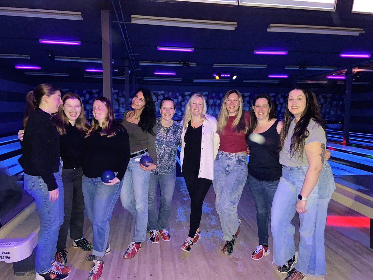 Staff 🎳 bowling. Yes please!