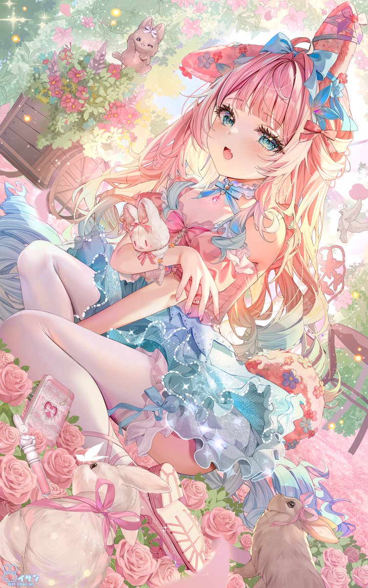 Pretty bunny baby˚ ༘🐇♡ ·˚₊
Commission for sweety <a href="/TorinnyVT/">Torinny🐰🌸</a>
thank you 

RT's are very very appreciated <3