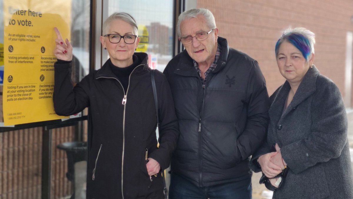 Not feeling 💯% the past few weeks but this election is too important not to vote. Grateful to my sister for picking Dad &amp; me up so that we could help re-elect <a href="/CFifeKW/">Catherine Fife</a> in Waterloo 🧡 3 more votes for #TeamFife! Voting in the advance poll at 145 Dearborn was easy - 5 mins &amp; done!