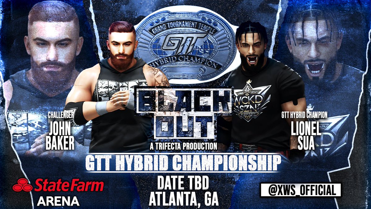 🏆 After the controversial finish in their first meeting back on Episode 4, <a href="/GTTPromoter/">John Baker II</a> and <a href="/TheLionel_Sua/">Sûã¿ (10-3-0)</a> meet once again, but this time…..for <a href="/GTTOfficial/">Grand Tournament Temple</a> GOLD! Sua defends the GTT HYBRID Championship against John Baker at BLACK OUT!