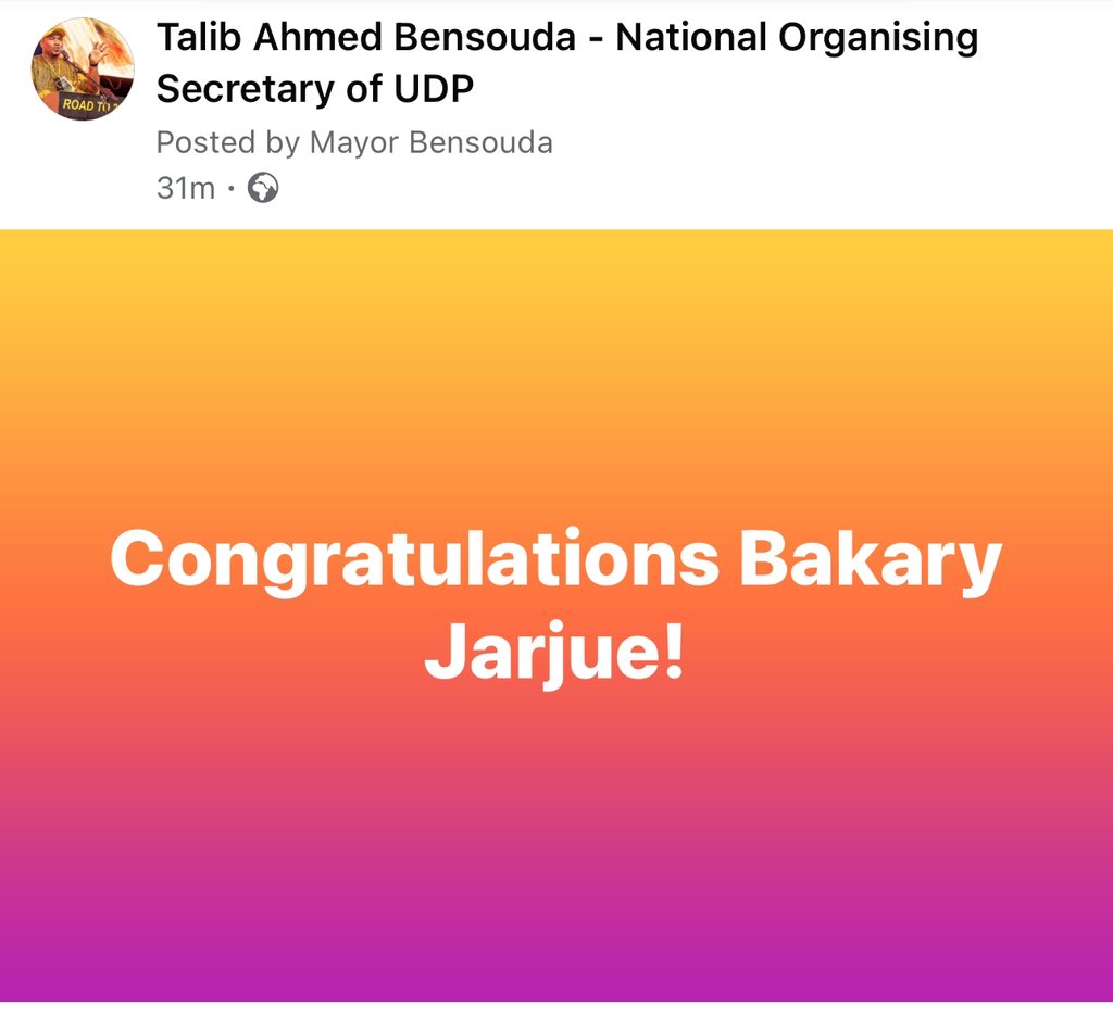 MayorBensouda (@mayorkmc) on Twitter photo 