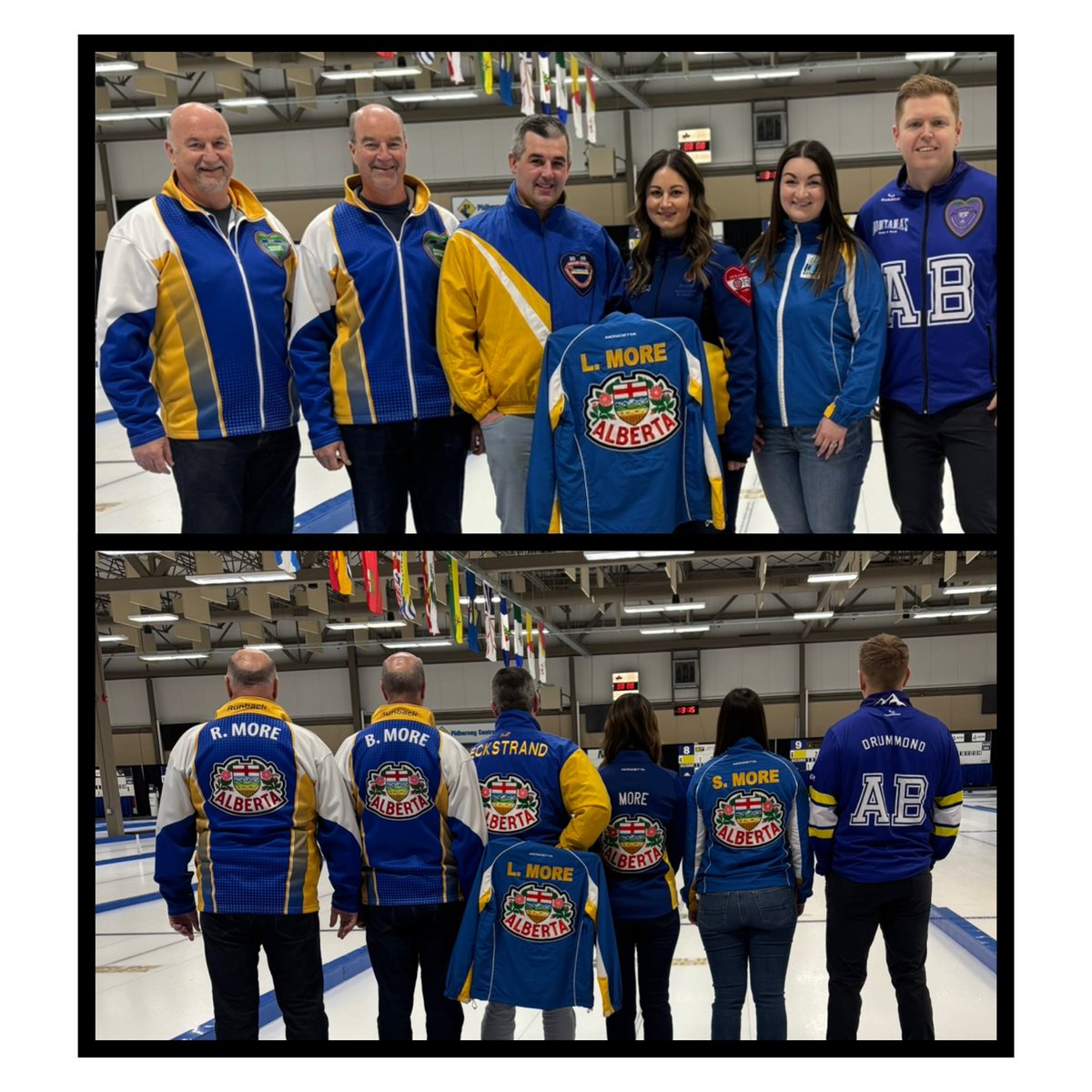 Happy #CurlingDayInCanada from this family of Alberta champs! 

Rick and Bob More 2017 Masters, Dustin Eckstrand 2005 Juniors, 2011 Men’s, Whitney (More) Eckstrand 2010 Women’s, Lindsey More 2009 U18, Sarah (More) Drummond 2009 U18, Kerr Drummond 2024 Men’s