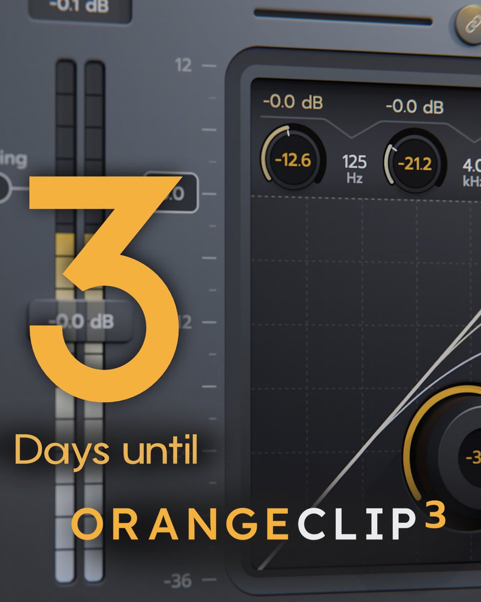 The most powerful multiband clipper ever built, packed with presets from legendary friends of Schwabe Digital. Orange Clip 3 lands in 3 days. 🍊🍊🍊 Oh, and it’s a FREE update—because we love you.