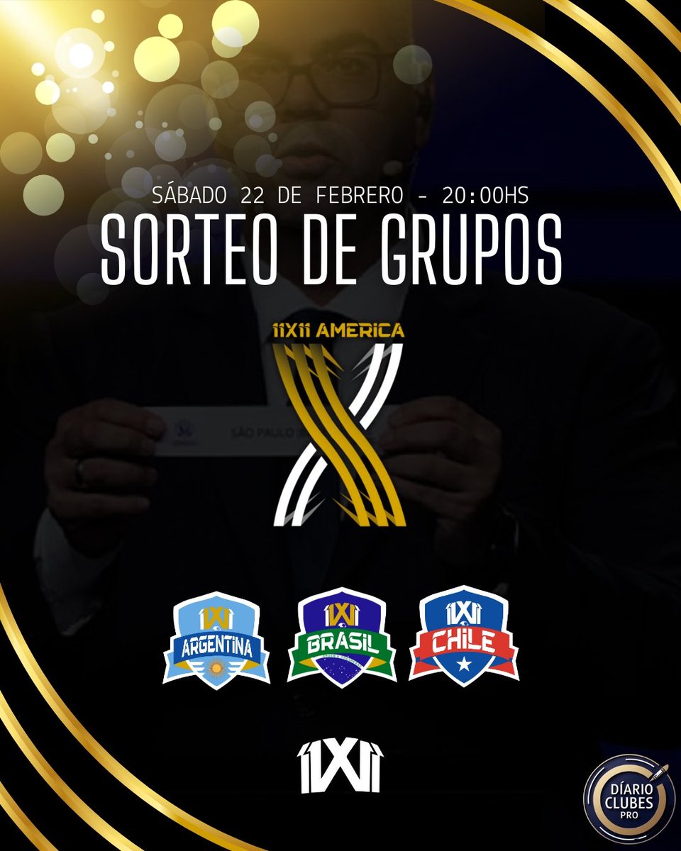 DiarioClubesPro's tweet image. #DiarioClubesPro 📰

Está noche 20hs se realizará el sorteo de la Copa 11x11 de América organizada por @11x11Brasil